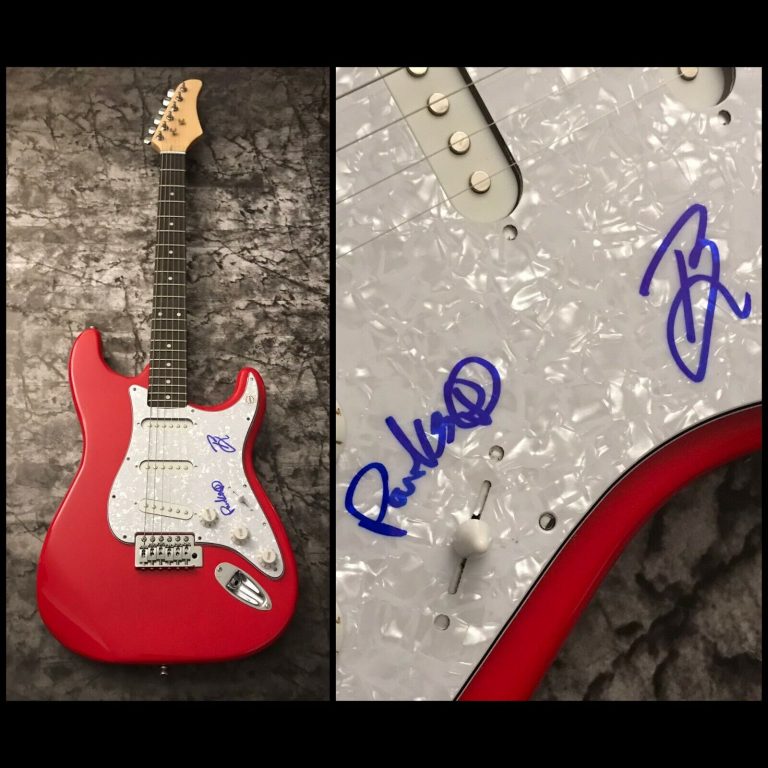 GFA CHARLES MICHAEL PARKS & BEN * ALL THEM WITCHES * SIGNED ELECTRIC GUITAR COA COLLECTIBLE MEMORABILIA