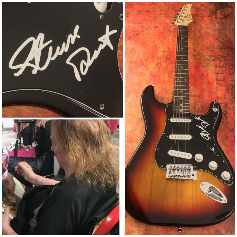 GFA THE SWEET BAND LEGEND * STEVE PRIEST * SIGNED ELECTRIC GUITAR SP1 COA COLLECTIBLE MEMORABILIA