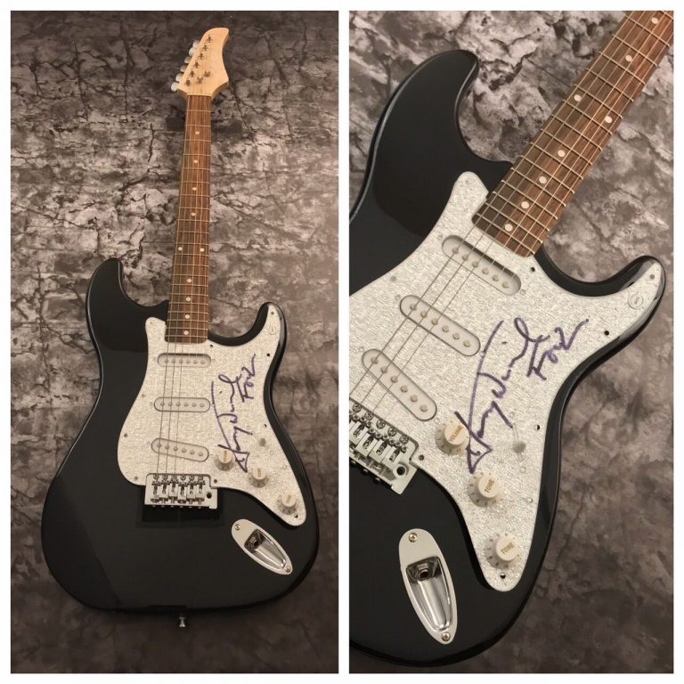 GFA HAPPY DAYS THE FONZ * HENRY WINKLER * SIGNED ELECTRIC GUITAR W/ INSCRIP COA COLLECTIBLE MEMORABILIA