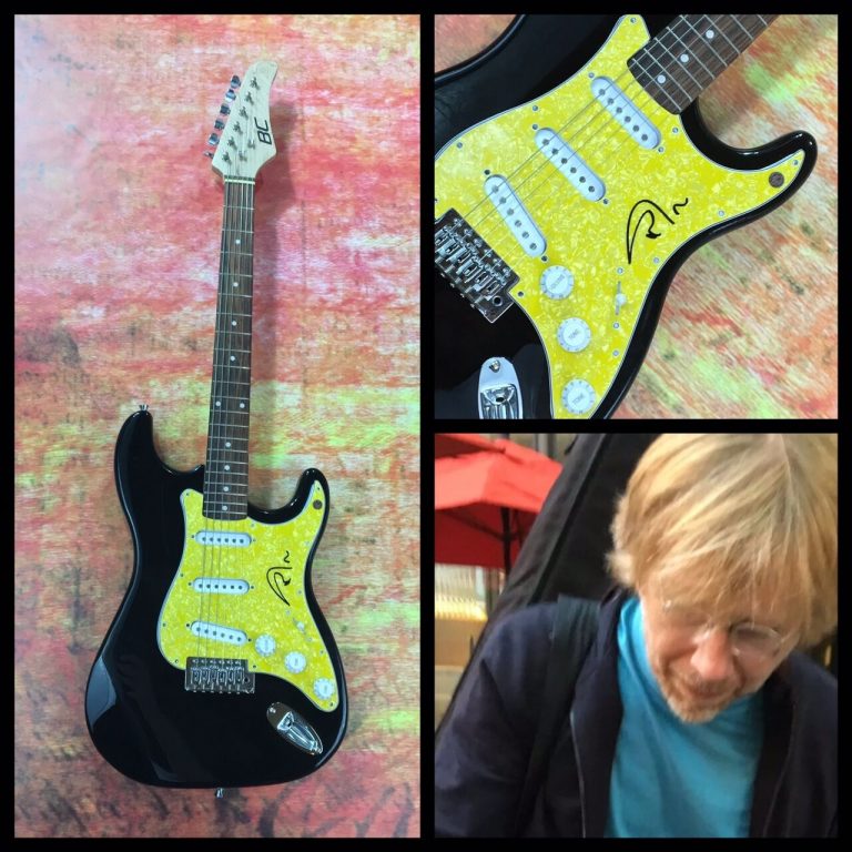 GFA PHISH FRONTMAN * TREY ANASTASIO * SIGNED ELECTRIC GUITAR PROOF AD2 COA COLLECTIBLE MEMORABILIA