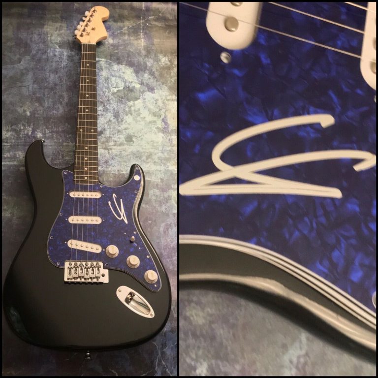 GFA TOTO BAND AFRICA GUITARIST * STEVE LUKATHER * SIGNED ELECTRIC GUITAR S3 COA COLLECTIBLE MEMORABILIA