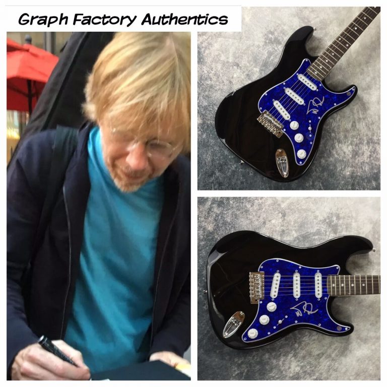 GFA PHISH FRONTMAN * TREY ANASTASIO * SIGNED ELECTRIC GUITAR PROOF T1 COA COLLECTIBLE MEMORABILIA