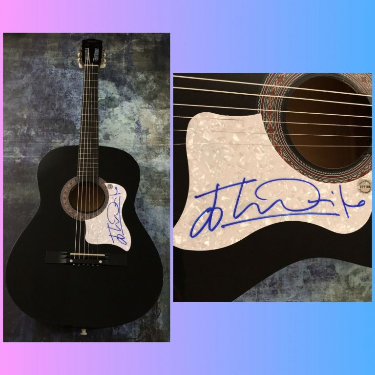 GFA BAD ENGLISH MISSING YOU * JOHN WAITE * SIGNED ACOUSTIC GUITAR J4 COA COLLECTIBLE MEMORABILIA