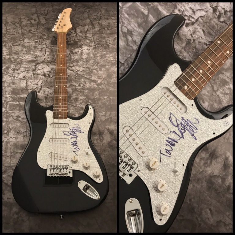 GFA CHEAP TRICK GUITARIST * RICK NIELSEN * SIGNED ELECTRIC GUITAR AD1 COA COLLECTIBLE MEMORABILIA