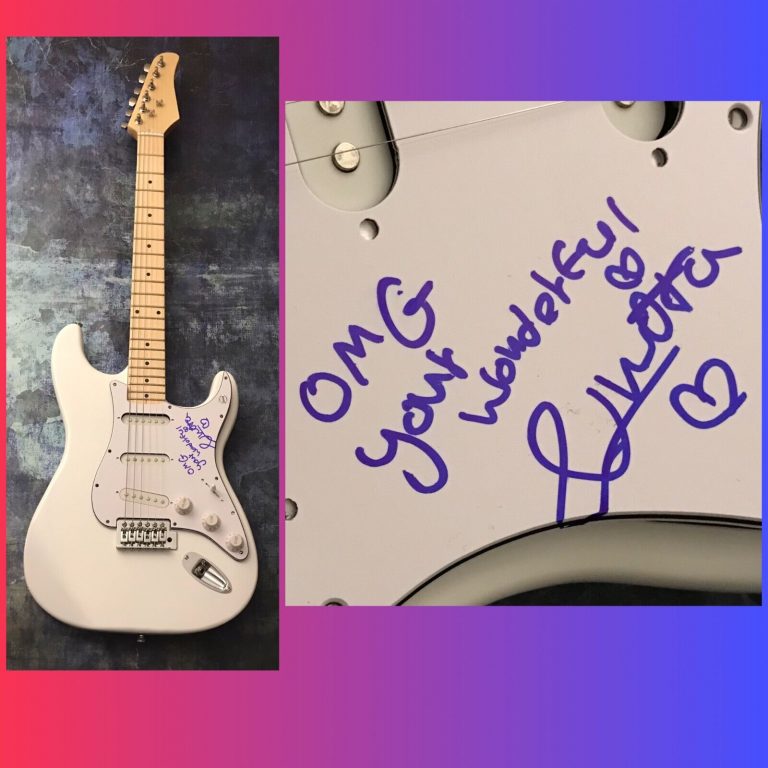 GFA TOY & BASSA SABABA STAR * NETTA BARZILAI * SIGNED ELECTRIC GUITAR N3 COA COLLECTIBLE MEMORABILIA