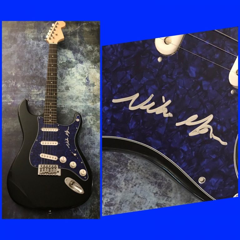 GFA GOOD TIME & PARADISE TO ME * NIKO MOON * SIGNED ELECTRIC GUITAR PROOF N4 COA COLLECTIBLE MEMORABILIA