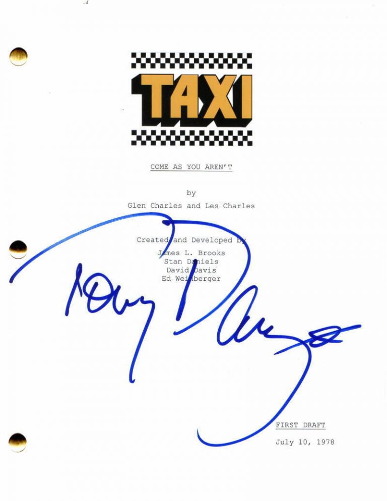 TONY DANZA SIGNED AUTOGRAPH TAXI FULL EPISODE SCRIPT – TONY BANTA WHO’S THE BOSS COLLECTIBLE MEMORABILIA
