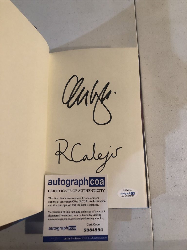 GEORGE LOPEZ CHUPA CARTER SIGNED AUTOGRAPH BOOK ACOA COA RYAN CALEJO COMEDIAN
 COLLECTIBLE MEMORABILIA