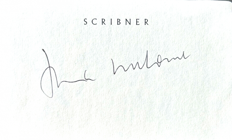 FRANK MCCOURT SIGNED AUTOGRAPH 4X5 INCH BOOKPLATE COLLECTIBLE MEMORABILIA