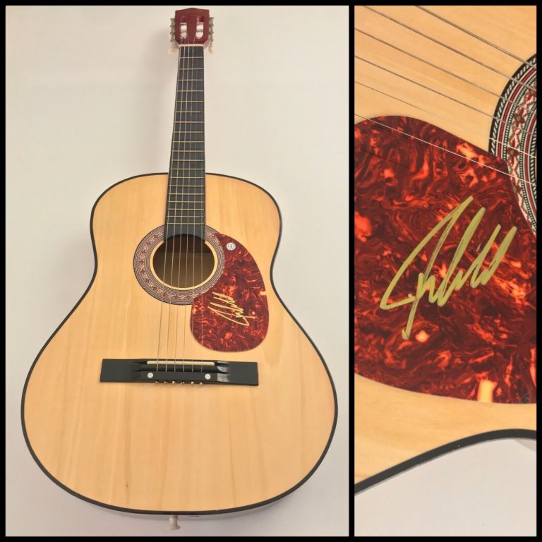 GFA THE SHAPE I’M IN COUNTRY STAR * JOE NICHOLS * SIGNED ACOUSTIC GUITAR J2 COA COLLECTIBLE MEMORABILIA