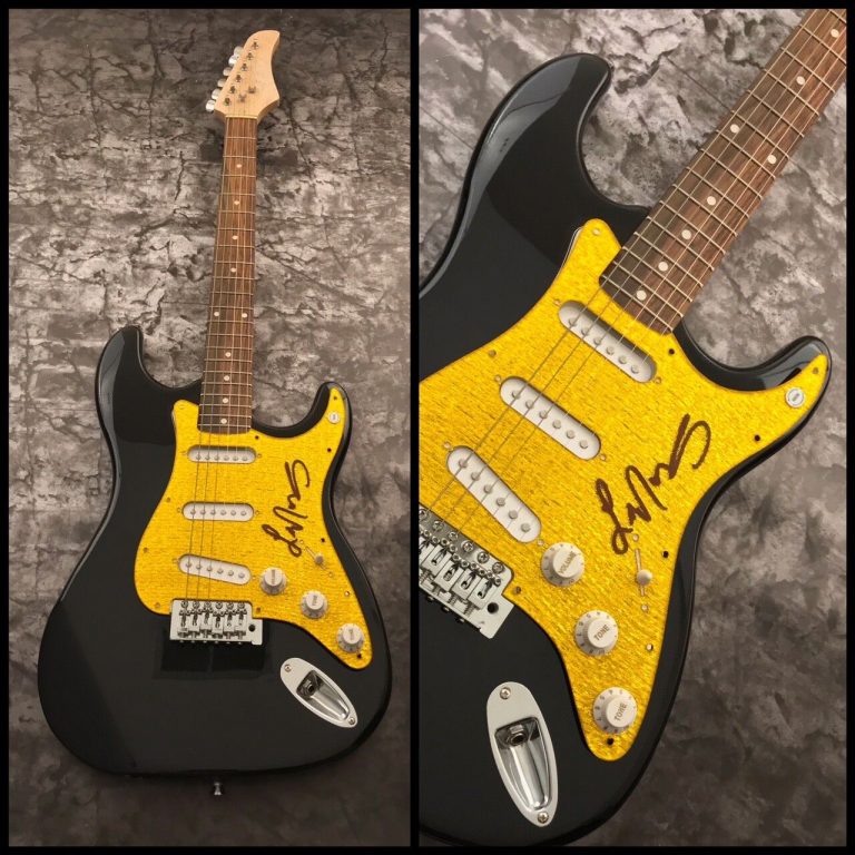 GFA THE METERS GUITARIST * LEO NOCENTELLI * SIGNED ELECTRIC GUITAR LA1 COA COLLECTIBLE MEMORABILIA