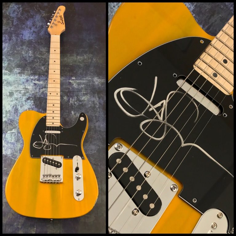 GFA I WON’T GIVE UP ON YOU * JASON MRAZ * SIGNED NEW ELECTRIC TELE GUITAR COA COLLECTIBLE MEMORABILIA