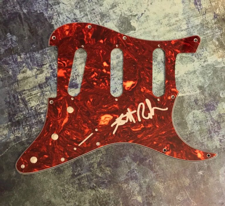 GFA KYUSS THE OBSESSED * SCOTT REEDER * SIGNED ELECTRIC PICKGUARD COA COLLECTIBLE MEMORABILIA