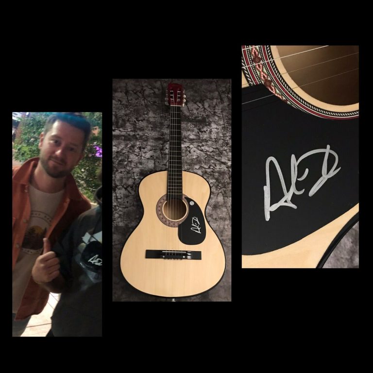 GFA ANOTHER – FAMOUS COUNTRY STAR * ADAM DOLEAC * SIGNED ACOUSTIC GUITAR A4 COA COLLECTIBLE MEMORABILIA