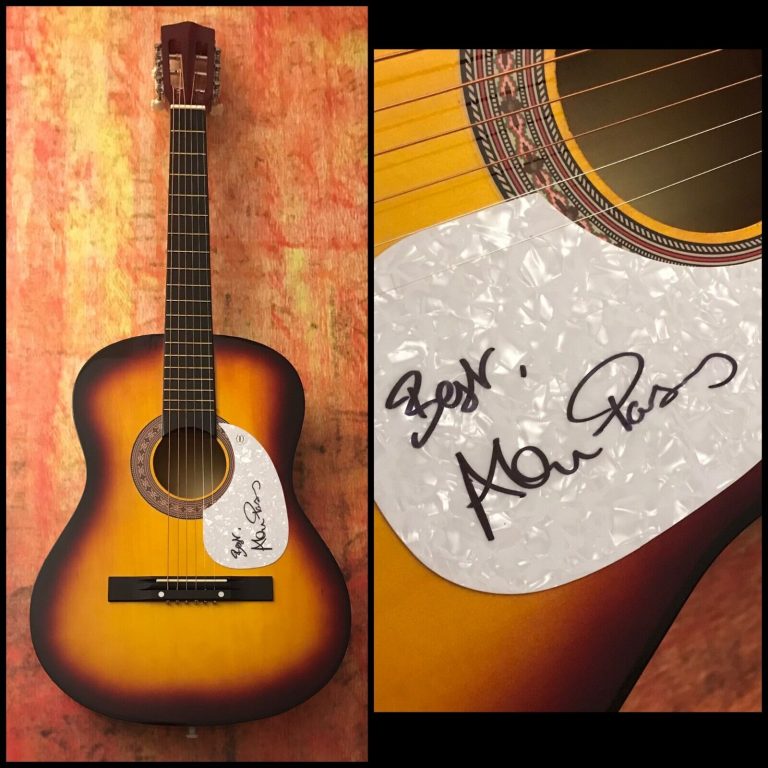 GFA THE PROJECT EYE IN THE SKY * ALAN PARSONS * SIGNED ACOUSTIC GUITAR AP5 COA COLLECTIBLE MEMORABILIA