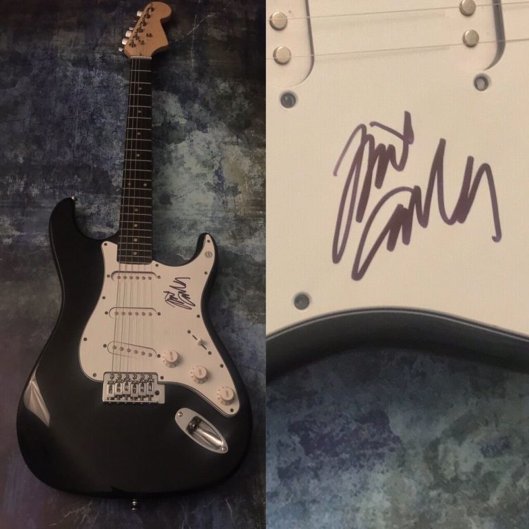 GFA TOM PETTY GUITARIST * MIKE CAMPBELL * SIGNED ELECTRIC GUITAR M2 COA COLLECTIBLE MEMORABILIA