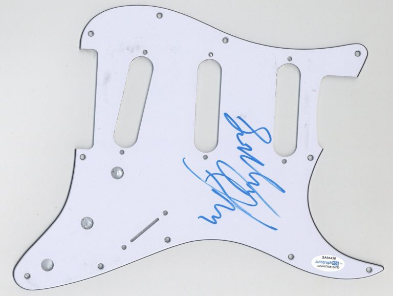SOUTHSIDE JOHNNY SIGNED AUTOGRAPH STRAT ELECTRIC PICK GUARD ACOA COA GUITAR COLLECTIBLE MEMORABILIA
