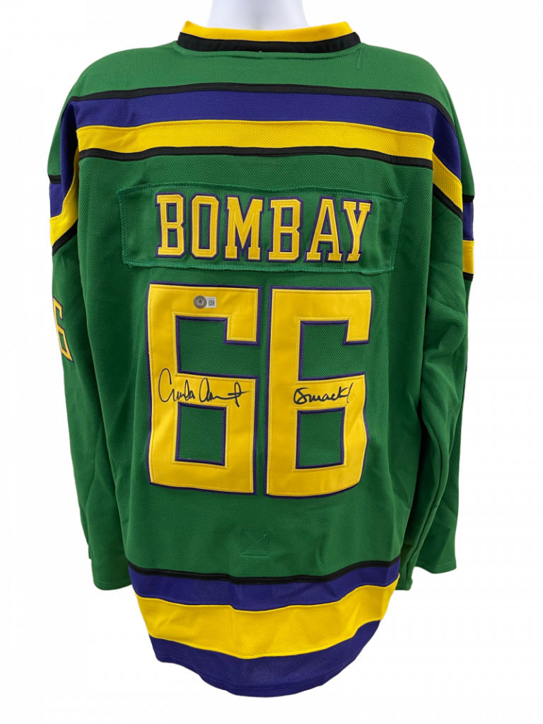 EMILIO ESTEVEZ SIGNED THE MIGHTY DUCKS HOCKEY JERSEY INSCRIPT AUTOGRAPH BAS COLLECTIBLE MEMORABILIA