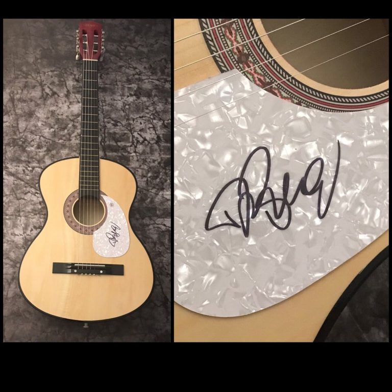GFA ROCK ON & A WINTER’S TALE * DAVID ESSEX * SIGNED ACOUSTIC GUITAR D1 COA COLLECTIBLE MEMORABILIA