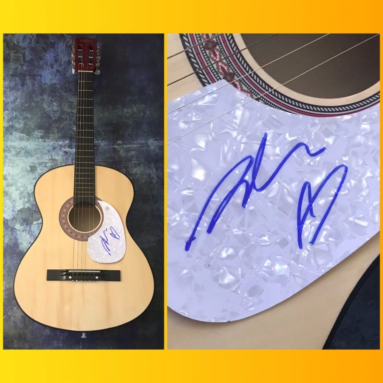 GFA INDIANA SMALL TALK CAROLINE * BRISTON MARONEY * SIGNED ACOUSTIC GUITAR COA COLLECTIBLE MEMORABILIA