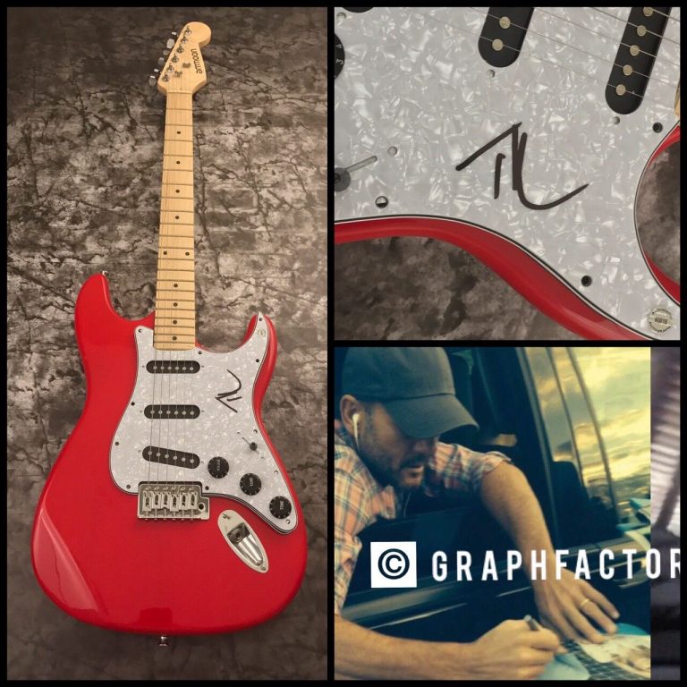 GFA COUNTRY SUPERSTAR * TIM MCGRAW * SIGNED AUTOGRAPHED ELECTRIC GUITAR AD2 COA COLLECTIBLE MEMORABILIA