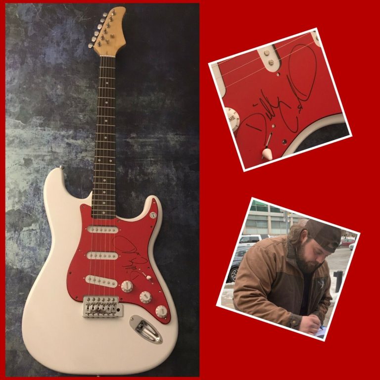 GFA SON OF A HOT BEER * DILLON CARMICHAEL * SIGNED ELECTRIC GUITAR PROOF D3 COA COLLECTIBLE MEMORABILIA