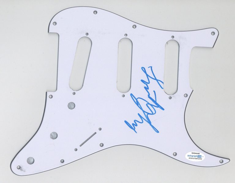 SOUTHSIDE JOHNNY SIGNED AUTOGRAPH STRAT ELECTRIC PICK GUARD ACOA COA GUITAR COLLECTIBLE MEMORABILIA