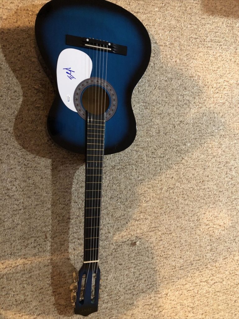 KENNY ROBY SIGNED AUTOGRAPH 38” ACOUSTIC GUITAR ACOA 6 STRING DRAG AMERICANA COLLECTIBLE MEMORABILIA