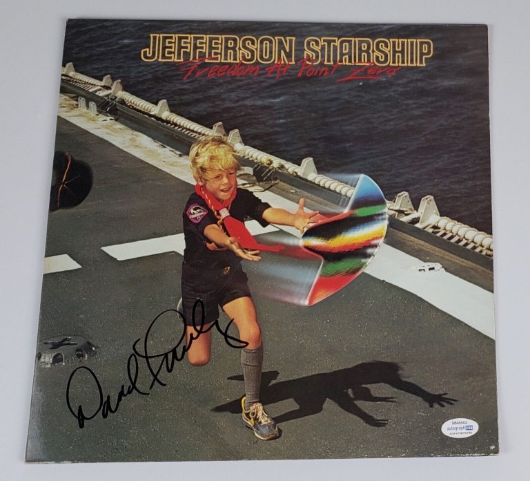 DAVID FREIBERG SIGNED AUTOGRAPH VINYL ALBUM JEFFERSON STARSHIP ACOA COLLECTIBLE MEMORABILIA
