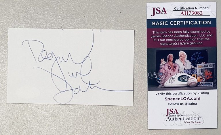 REGINALD VELJOHNSON SIGNED AUTOGRAPHED 3×5 CARD JSA CERT FAMILY MATTERS DIE HARD
 COLLECTIBLE MEMORABILIA