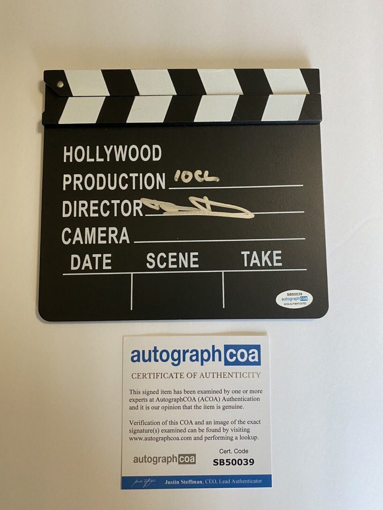 DAN TRACHTENBERG SIGNED AUTOGRAPHED MOVIE CLAPPER ‘10 CLOVERFIELD LANE’ ACOA
 COLLECTIBLE MEMORABILIA