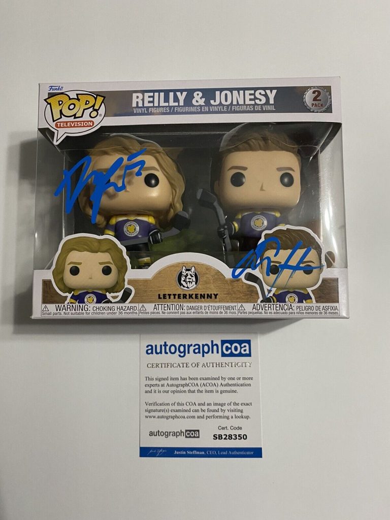 ANDREW HERR DYLAN PLAYFIELD SIGNED AUTOGRAPHED LETTERKENNY FUNKO POP ACOA RARE
 COLLECTIBLE MEMORABILIA