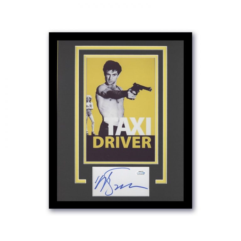 MARTIN SCORSESE “TAXI DRIVER” AUTOGRAPH SIGNED CUSTOM FRAMED 11×14 DISPLAY ACOA
 COLLECTIBLE MEMORABILIA