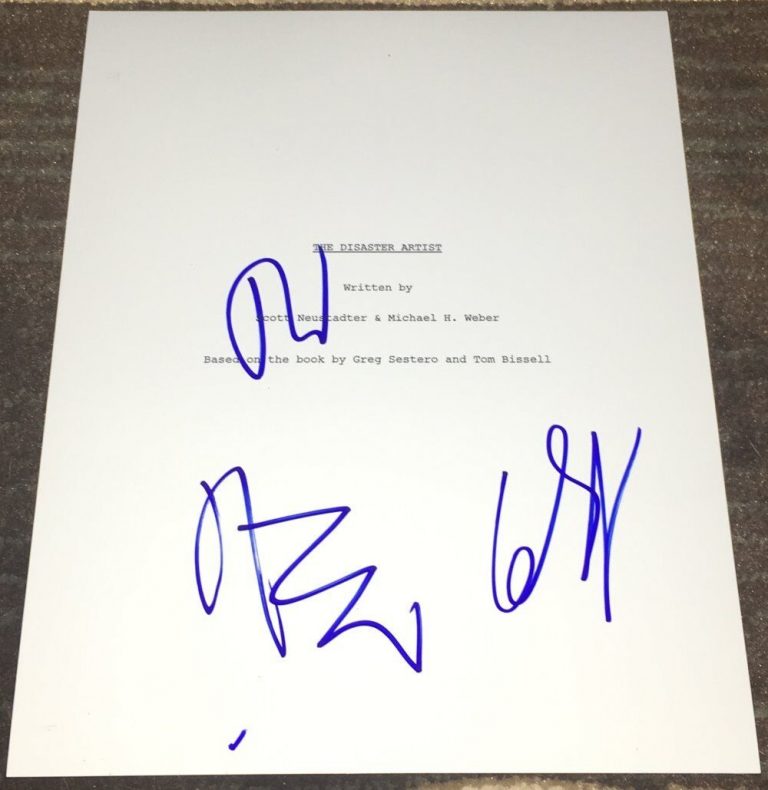 JAMES FRANCO +2 SIGNED AUTOGRAPH THE DISASTER ARTIST 113 PAGE SCRIPT EXACT PROOF
 COLLECTIBLE MEMORABILIA
