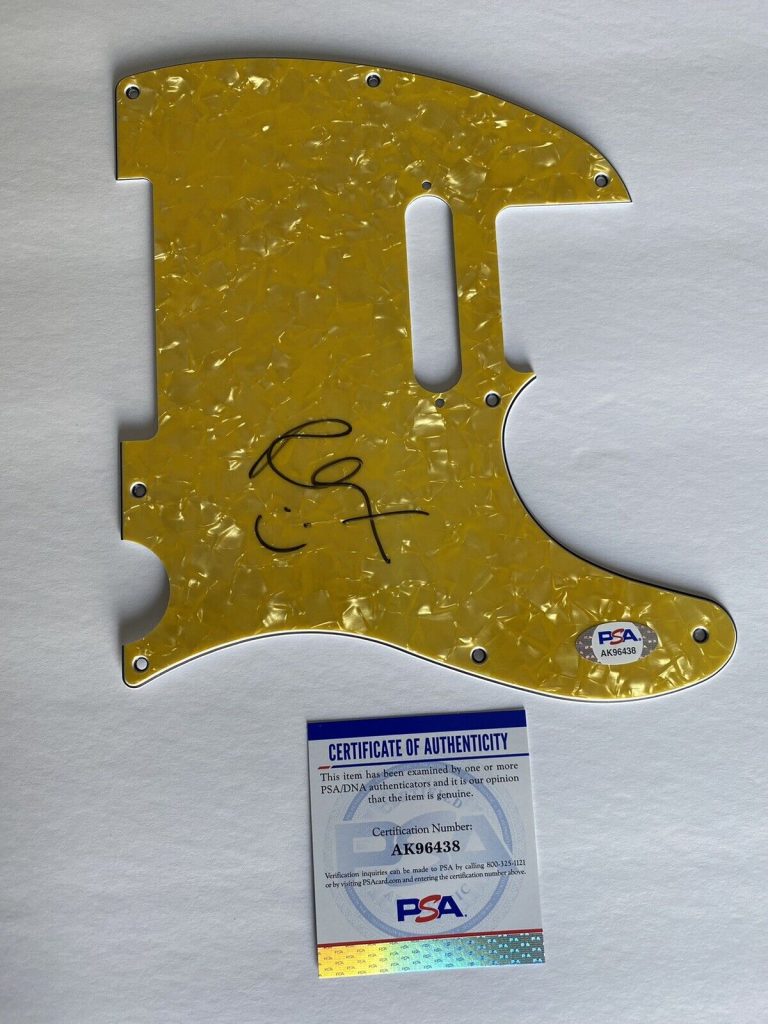 REX ORANGE COUNTY SIGNED AUTOGRAPH TELE TELECASTER GUITAR PICKGUARD PSA
 COLLECTIBLE MEMORABILIA