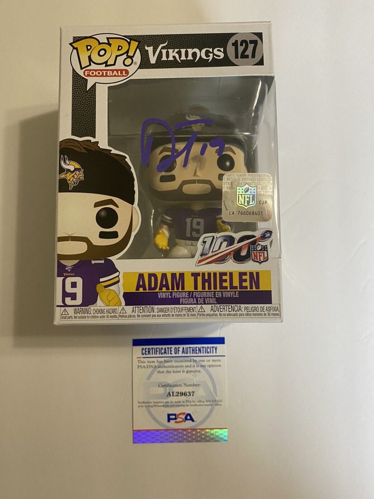 NEW newest Adam Thielen Signed Jersey COA