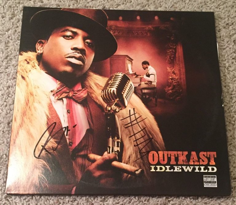 OUTKAST ANDRE 3000 & BIG BOI SIGNED AUTOGRAPH IDLEWILD VINYL ALBUM W/EXACT PROOF
 COLLECTIBLE MEMORABILIA