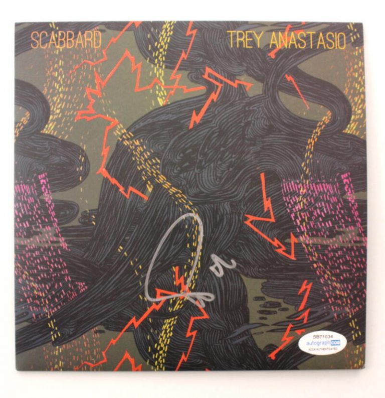 TREY ANASTASIO PHISH SIGNED AUTOGRAPH 7″ 45 ALBUM VINYL RECORD – SCABBARD ACOA
 COLLECTIBLE MEMORABILIA