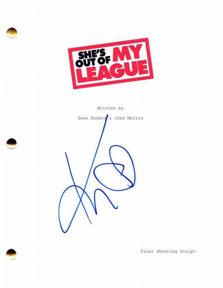 KRYSTEN RITTER SIGNED AUTOGRAPH SHE’S OUT OF MY LEAGUE FULL MOVIE SCRIPT
 COLLECTIBLE MEMORABILIA