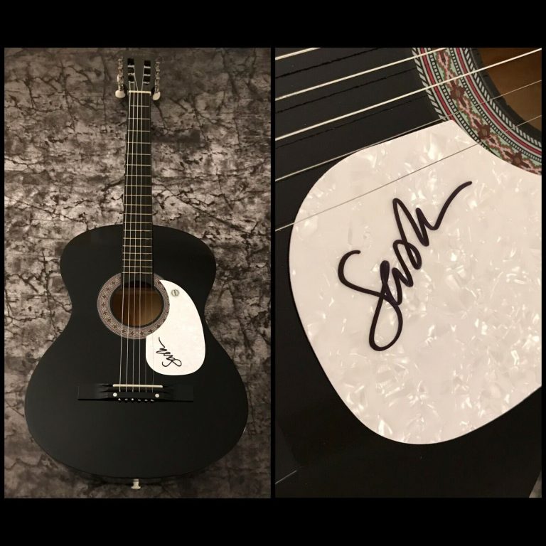 GFA WHEN WAS IT OVER? * SASHA ALEX SLOAN * SIGNED ACOUSTIC GUITAR PROOF S2 COA
 COLLECTIBLE MEMORABILIA