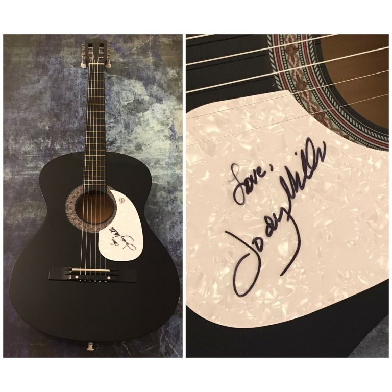 GFA HE WALKS LIKE A MAN STAR * JODY MILLER * SIGNED ACOUSTIC GUITAR J3 COA
 COLLECTIBLE MEMORABILIA