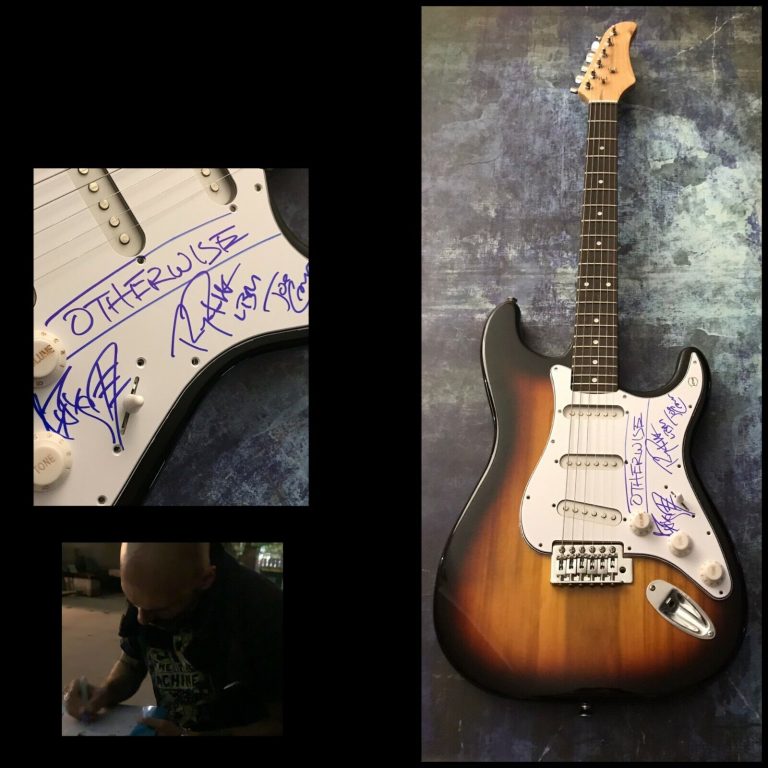GFA ADRIAN PATRICK X4 BAND * OTHERWISE * SIGNED ELECTRIC GUITAR PROOF COA
 COLLECTIBLE MEMORABILIA