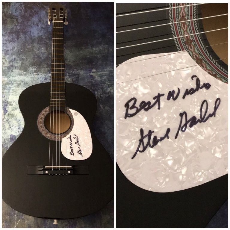 GFA WAY BACK HOME DRUMMER STAR * STEVE GADD * SIGNED ACOUSTIC GUITAR COA
 COLLECTIBLE MEMORABILIA