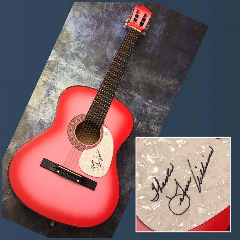 GFA THE BULL AND THE BEAVER * LEONA WILLIAMS * SIGNED ACOUSTIC GUITAR L2 COA
 COLLECTIBLE MEMORABILIA