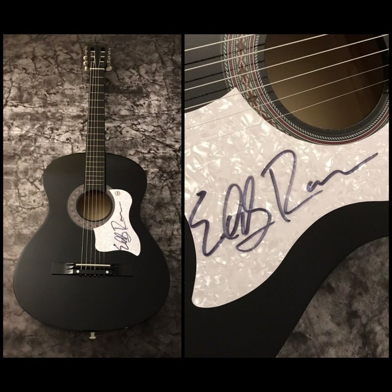 GFA I GOT MEXICO STAR * EDDY RAVEN * SIGNED ACOUSTIC GUITAR COA
 COLLECTIBLE MEMORABILIA