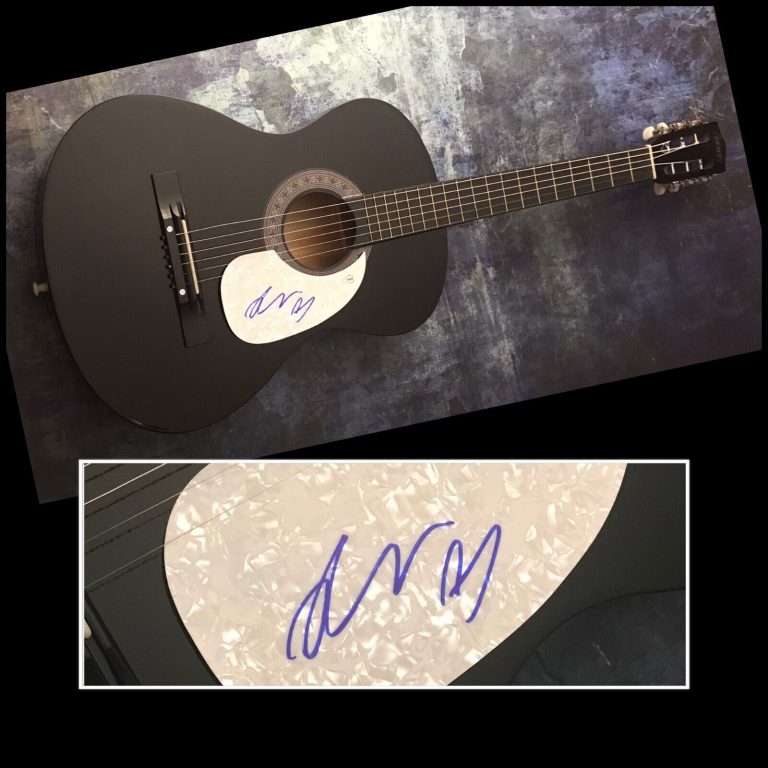 GFA INDIANA SMALL TALK CAROLINE * BRISTON MARONEY * SIGNED ACOUSTIC GUITAR COA
 COLLECTIBLE MEMORABILIA