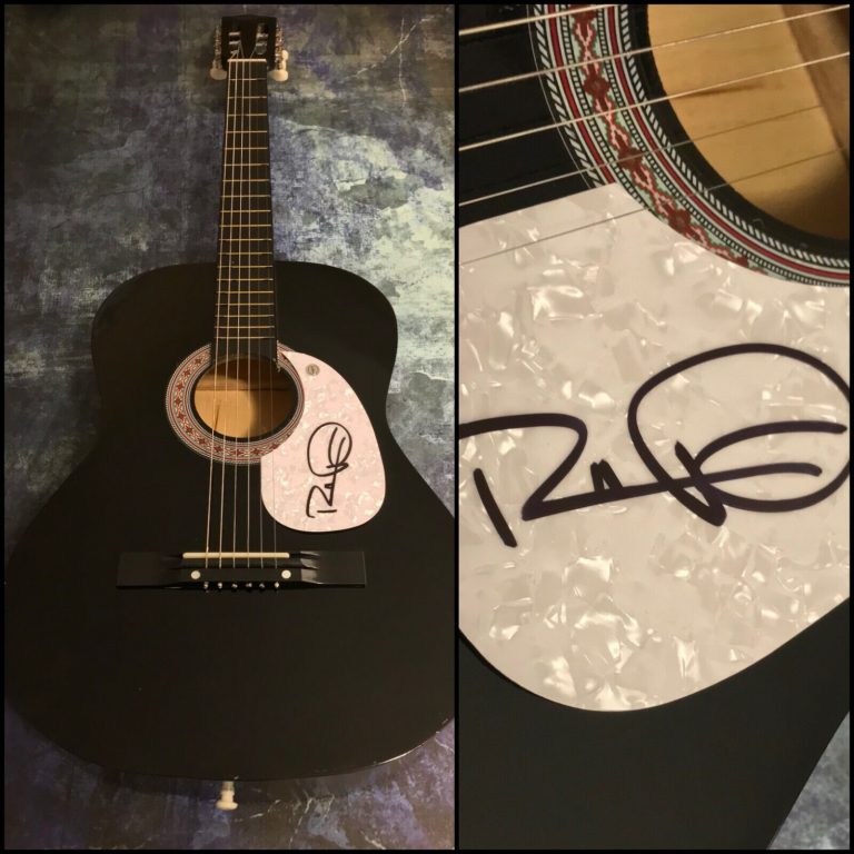 GFA EVERY LITTLE THING * RUSSELL DICKERSON * SIGNED ACOUSTIC GUITAR R3 COA
 COLLECTIBLE MEMORABILIA