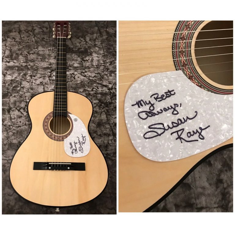 GFA L.A. INTERNATIONAL AIRPORT * SUSAN RAYE * SIGNED ACOUSTIC GUITAR S1 COA
 COLLECTIBLE MEMORABILIA