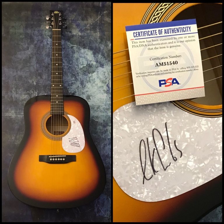 PSA BEAUTIFUL CRAZY COUNTRY STAR * LUKE COMBS * SIGNED 41″ ACOUSTIC GUITAR COA
 COLLECTIBLE MEMORABILIA
