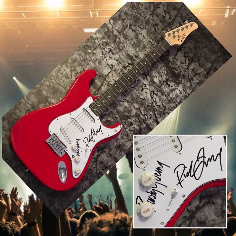 GFA RUSTY YOUNG & RICHIE FURAY * POCO BAND * SIGNED ELECTRIC GUITAR AD2 COA
 COLLECTIBLE MEMORABILIA